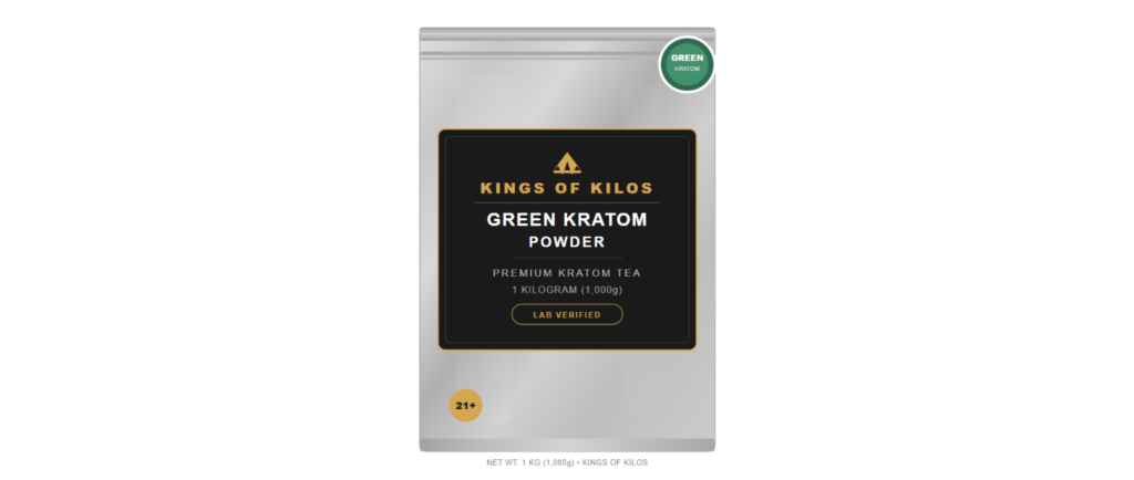 Green Kratom Powder 1 Kilo - Kings of Kilos