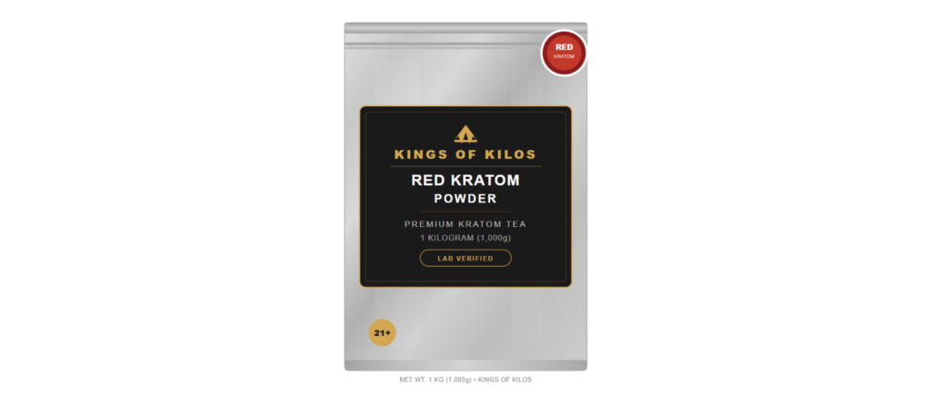 Red Kratom Powder 1 Kilo - Kings of Kilos